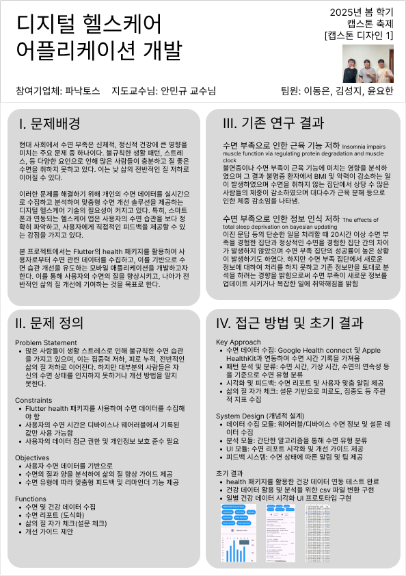 캡스톤1 포스터