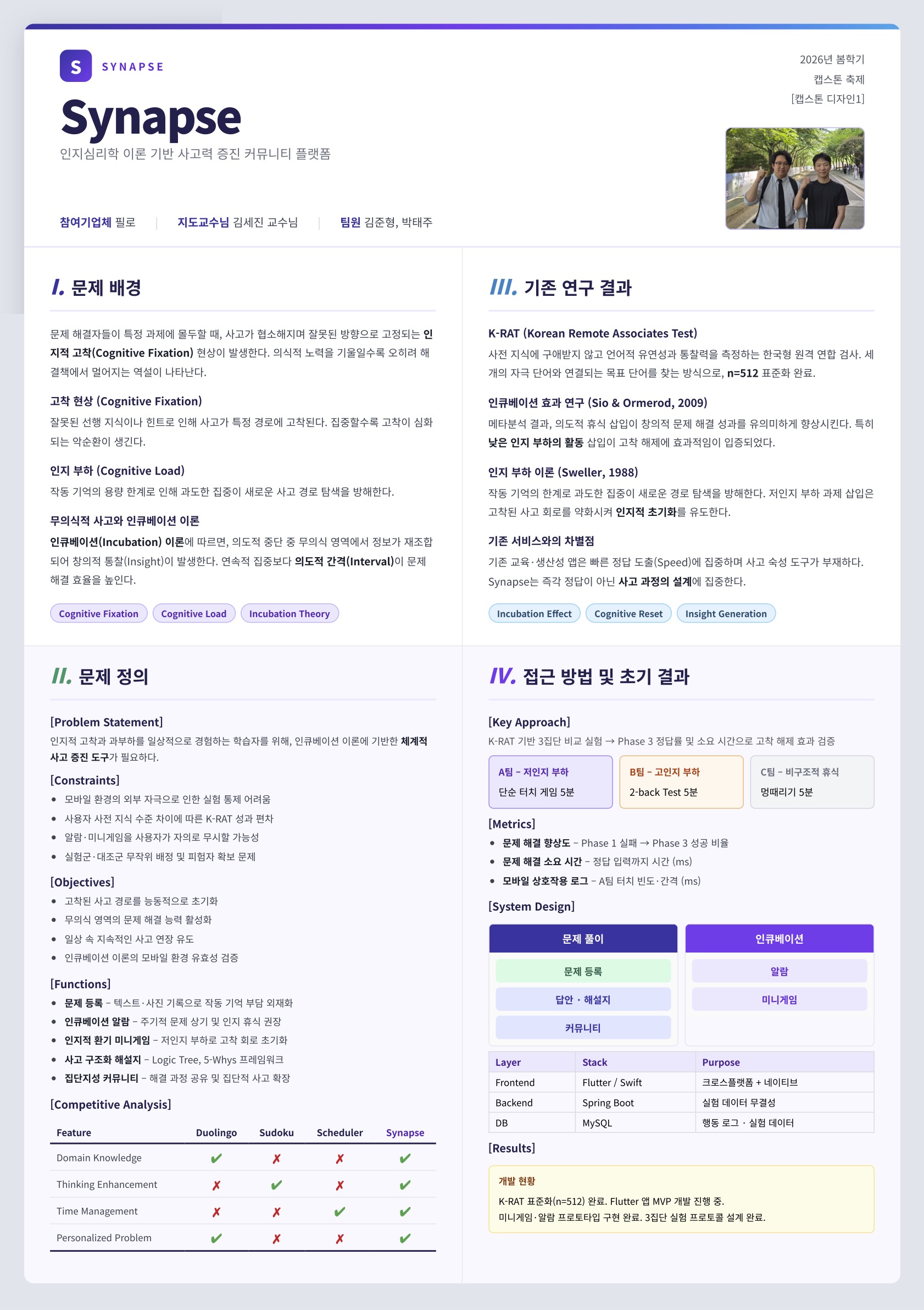 캡스톤1 포스터