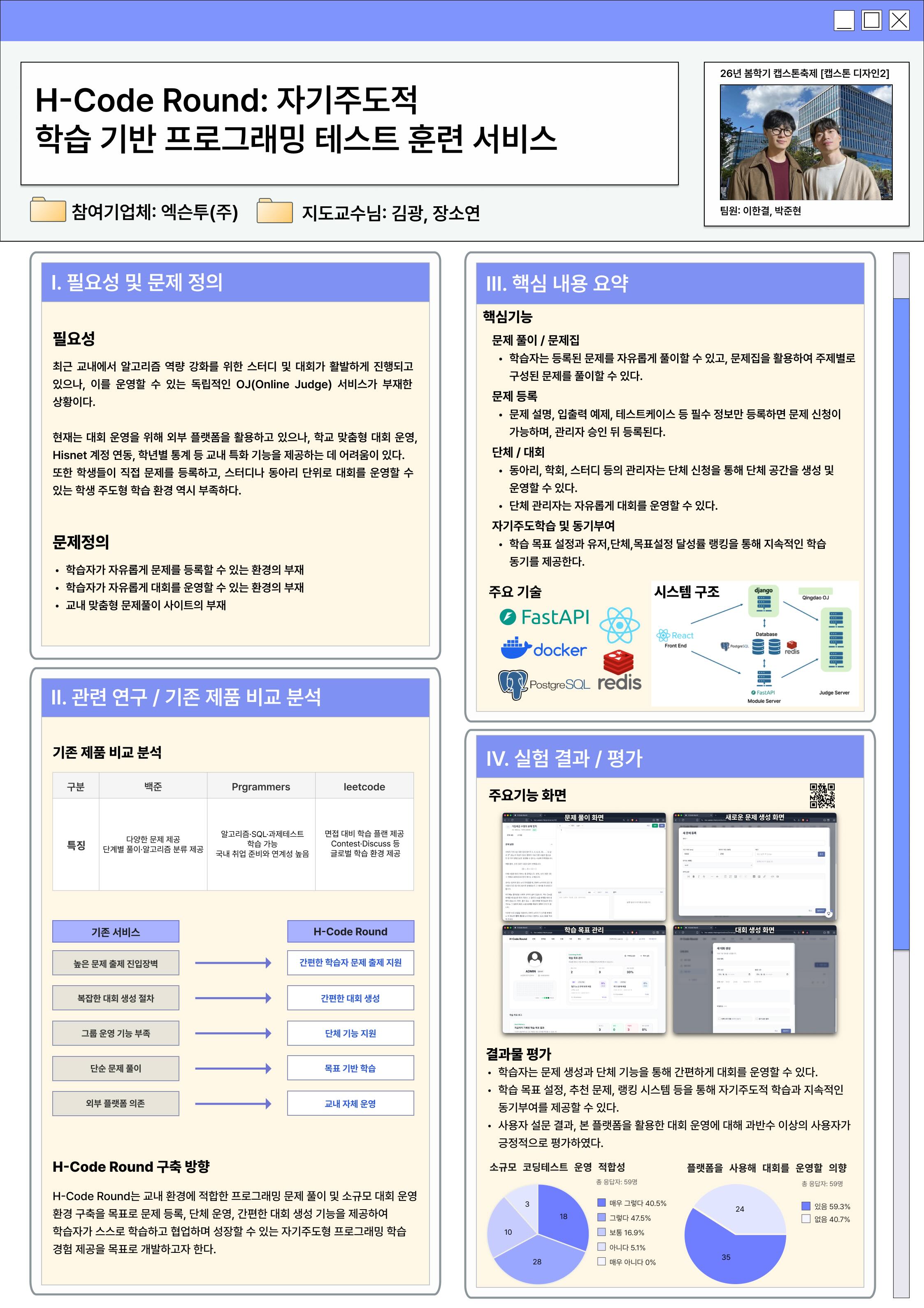 캡스톤2 포스터